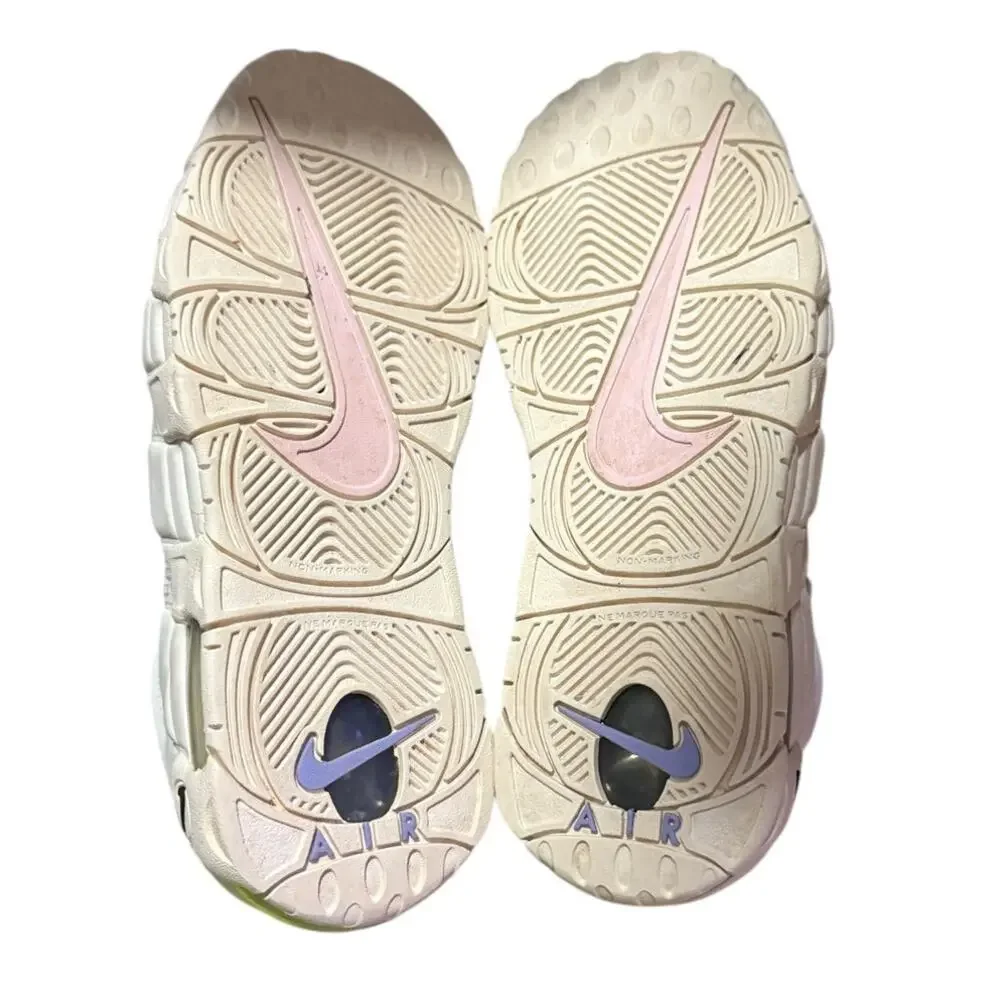 Nike Air More Uptempo 96 GS Pink Purple Fade White Kids 7Y
